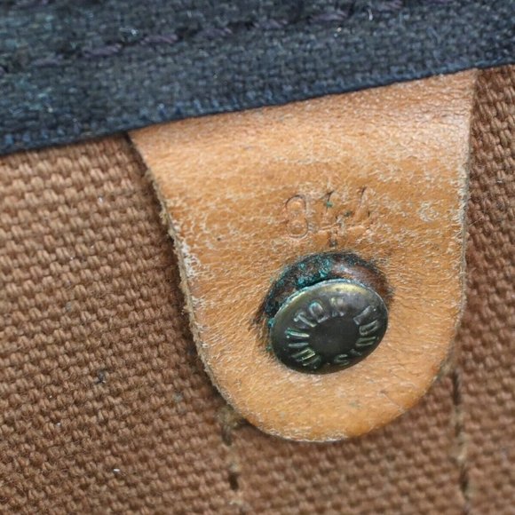 Authentic LOUIS VUITTON Keepall 45 Travel Hand Bag Monogram Leather Brown - Picture 16 of 16